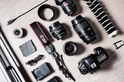 The Photographer’s DSLR Camera Equipment