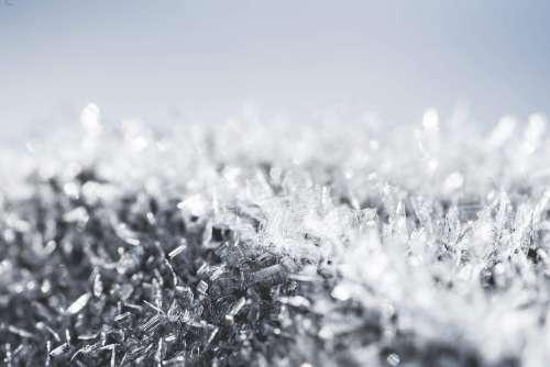 Snowflakes & Hoarfrost Macro Close Up