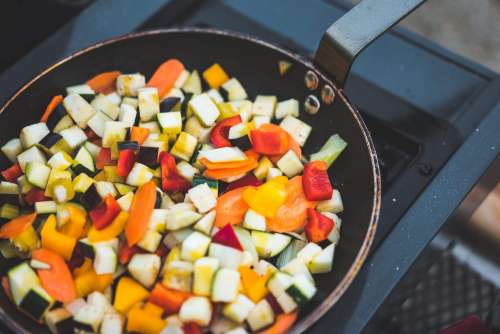 Vegetables on a Pan