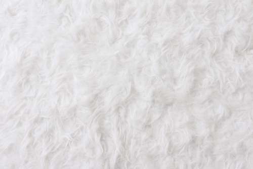 White Eco Fur Pattern Background