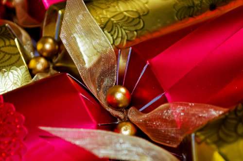 Abstract Celebration Christmas Close-Up Cracker