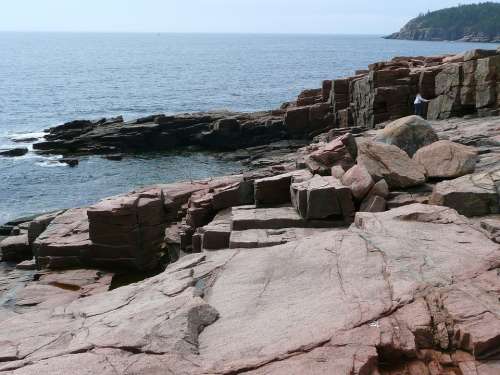 Acadia National Park Massasuchetts Usa Shoreline