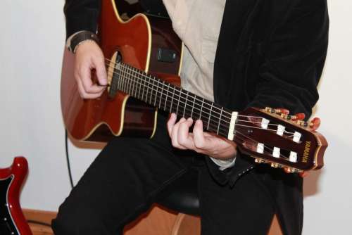 Acoustic Guitar Guitar Concert Giterrenspieler