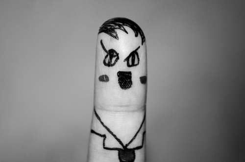 Adolf Hitler Nazi Angry Germany Abstract Finger