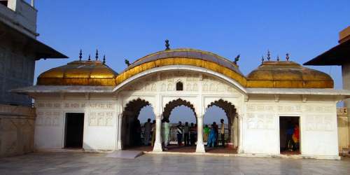Agra Fort Musamman Burj Mughals Architecture Palace