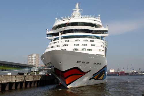 Aida Ship Driving Cruise Ship Sea Vacations Water