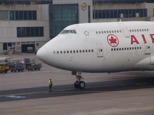 Air Canada Boeing Boeing 747 400 747 Aircraft Jet