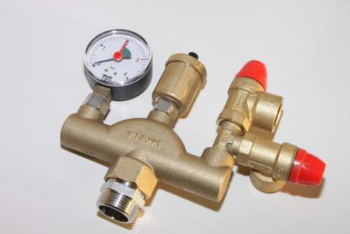 Air Vent Boiler Brass Group Heating Manometer