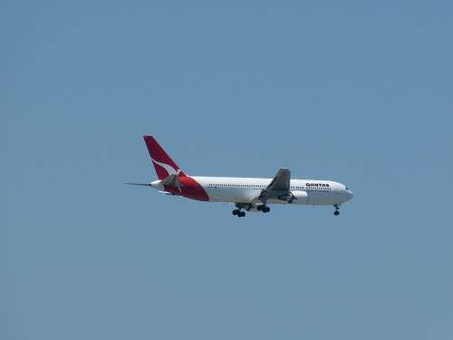 Aircraft Flying Aviation Jet Landing Australia