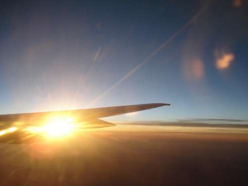 Aircraft Travel Window Sky Cloud