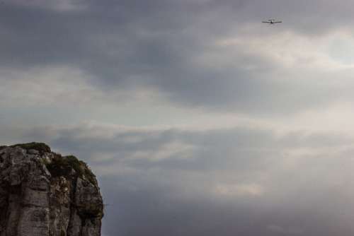 Aircraft Sky Landscape Fly Clouds Travel Flight
