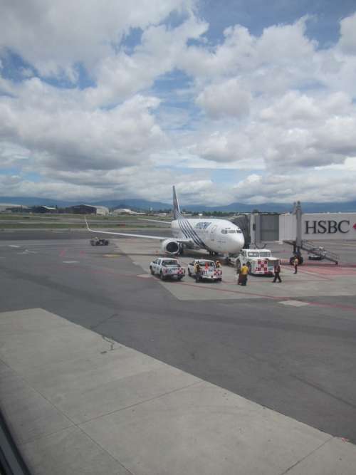 Airport Mexico Plane Aviation Sky
