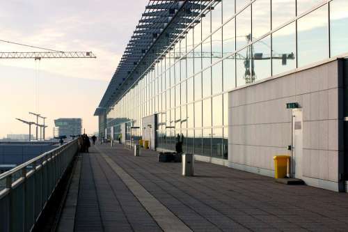 Airport Frankfurt Observation Deck Perspective