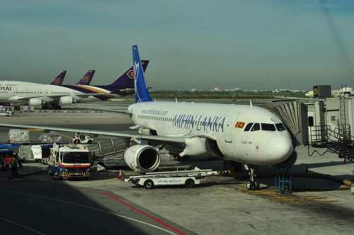 Airport Airline Sri Lanka Airplane Aircraft