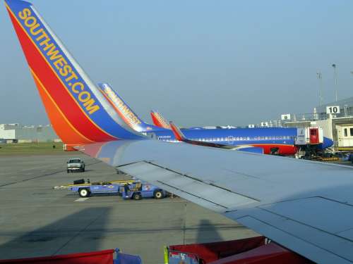 Airport Gates Airplanes Boarding Terminal Flight