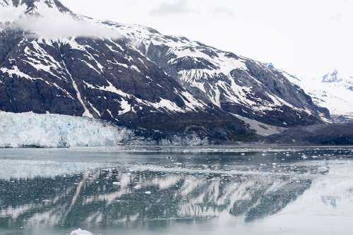 Alaska Cold Ice Water Reflection Glacier Ocean