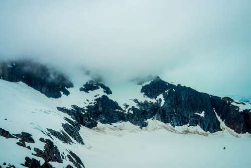 Alaska Mendenhall Glacier Snow Scenic Landscape