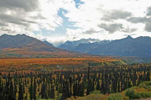 Alaska Wilderness Mountains Wilderness Mountain