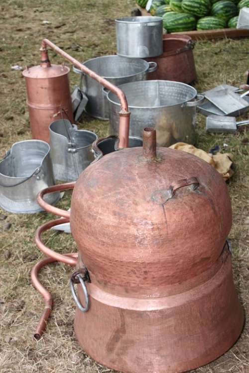 Alcohol Boiler Brandy Copper Distilling Handmade
