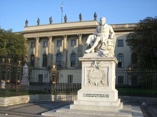 Alexander Von Humboldt University Berlin Statue