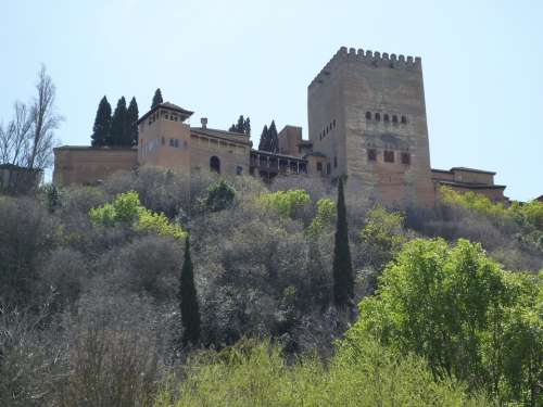 Alhambra Granada Spain Andalusia Monument