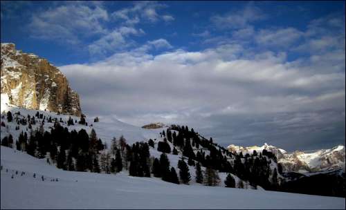 Alpine Mountains Mountain Landscape Snow