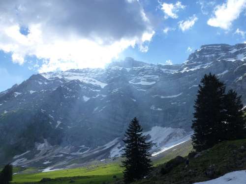 Alpstein Mountain Switzerland Appenzell Mountains