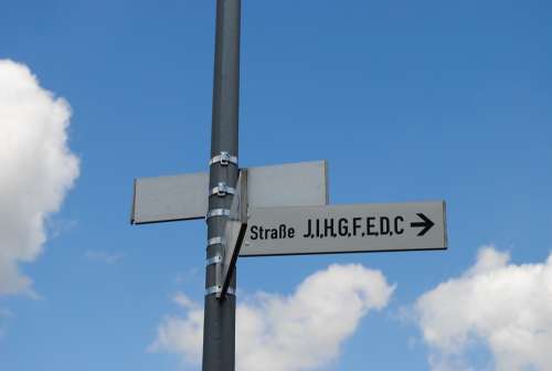 Altmühl Valley Kevenhuell Street Sign Street Names