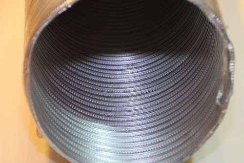 Aluminium Corrugated Duct Flexible Semi-Rigid Tube