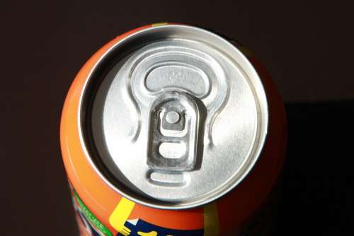 Aluminum Can Coca-Cola Cylinder Drink Fanta