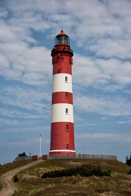 Amrum North Sea Lighthouse Marine Sea Nature