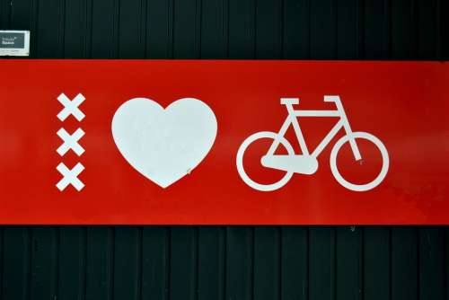 Amsterdam Biciclete Love