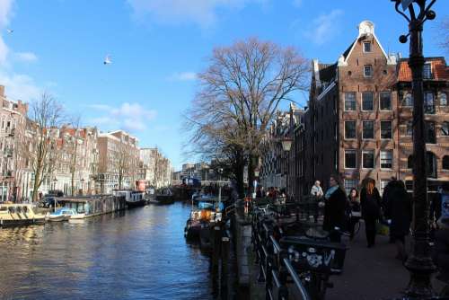 Amsterdam Town City Historical Center Netherlands