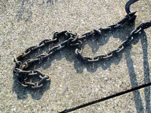 Anchor Chain Chain Metal Iron Links Of The Chain