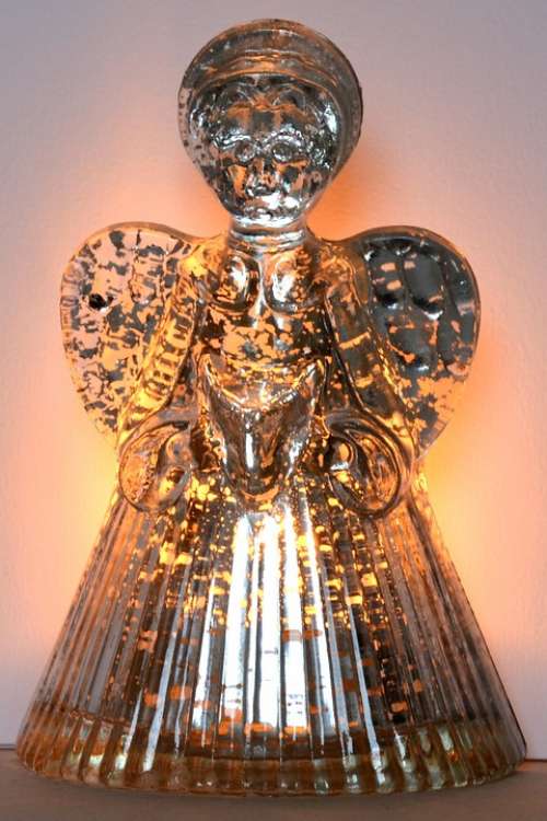 Angel Wings Decoration Figurine Glassware Heaven