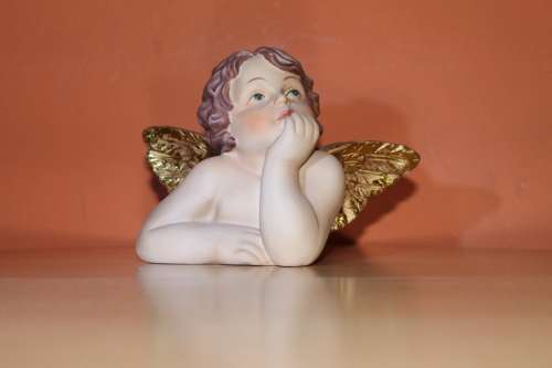 Angel Figure Sculpture Faith Hope