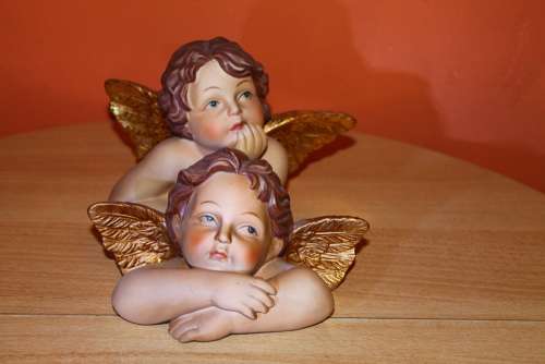Angel Figure Sculpture Faith Hope