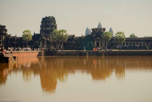 Angkor Wat Ancient Cambodia Statue Stone