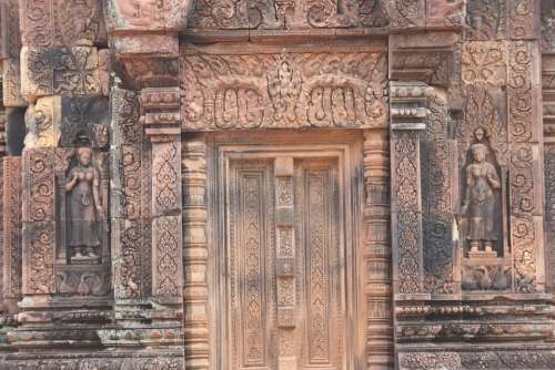 Angkor Wat Temple Cambodia Banteay Srei