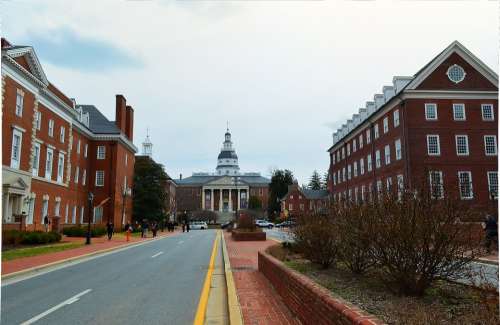 Annapolis Maryland City Buildings City Hall