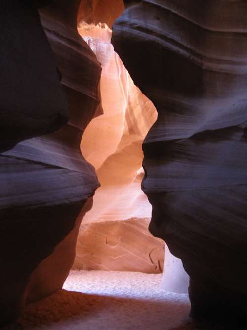 Antelope Canyon Page Sand Stone Color Light
