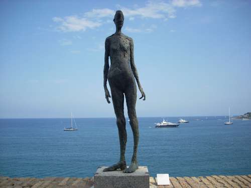Antibes Sea Blue Côte D'Azur Statue Museum