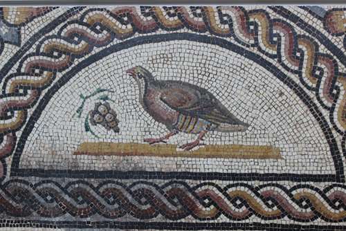 Antique Mosaic Rome Vestige Archaeology
