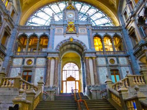 Antwerp Railway Station Belgium Station