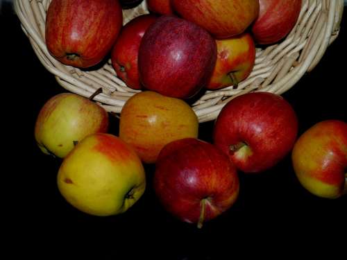 Apple Fruit Basket Fruit Basket Salazar Red Food
