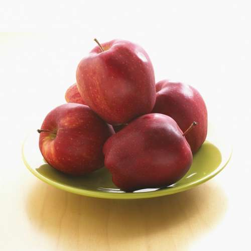 Apples Red Fruit Healthy Vitamins Foods Food