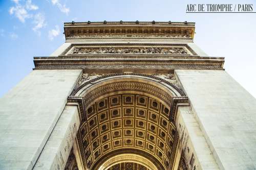 Arc De Triomphe Paris Monument France Europe