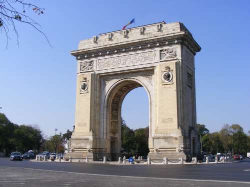 Arch Bucharest History Triumph Triumphal