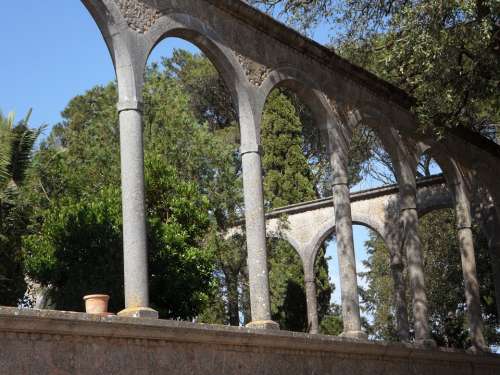 Arches Round Arch Arch Garden Monastery