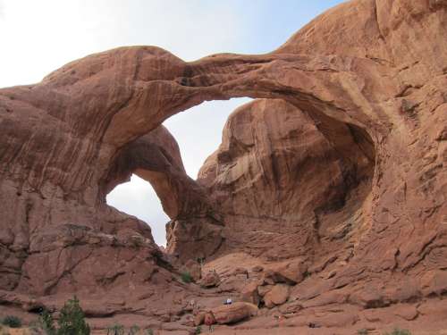 Arches Double Arch Canyonland Double Utah Moab